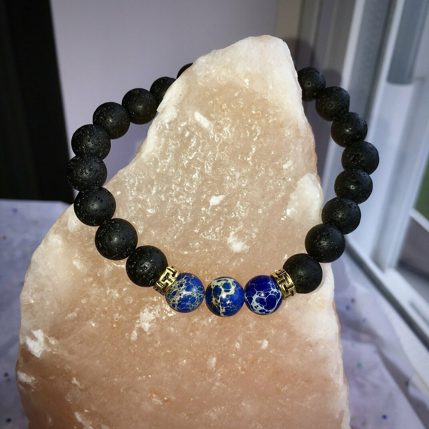 Blue Regalite Bracelet