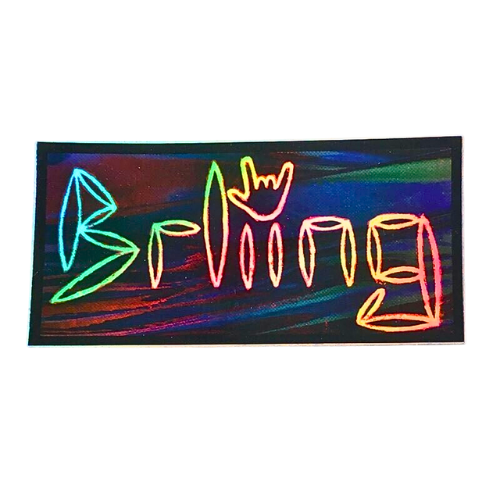 Brliing Sticker