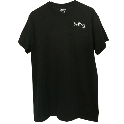 Black (Iridescent Music Notes) T-Shirt