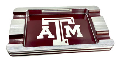 Sports Logo Four Cigar Ashtray Powder Coated NFL NBA NHL MLB NCAA