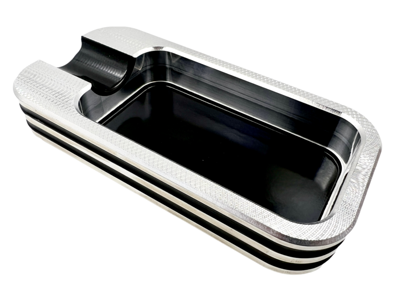 Rectangular Double Groove Ashtray