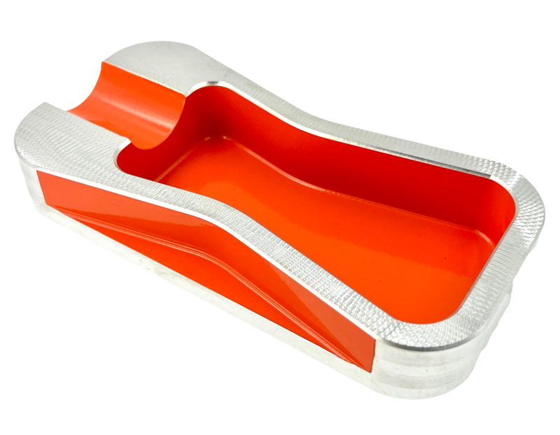 Single finger hourglass cigar ashtray