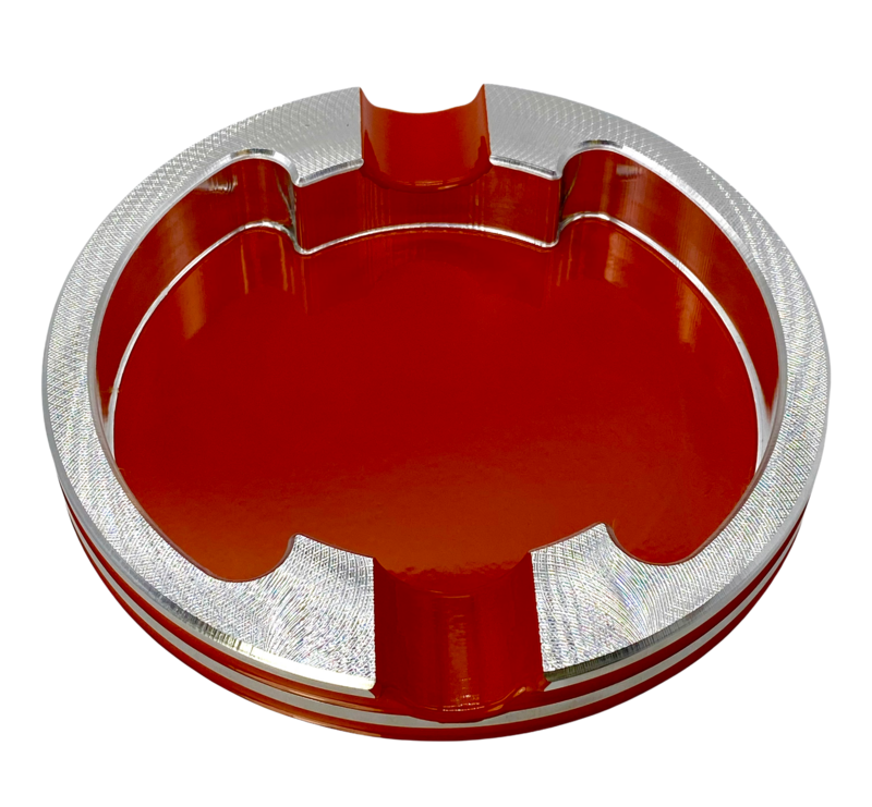 cigar ashtray piston shaped two finger