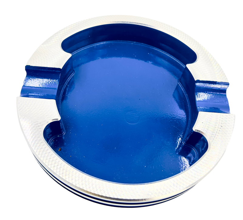 cigar ashtray piston shaped two finger