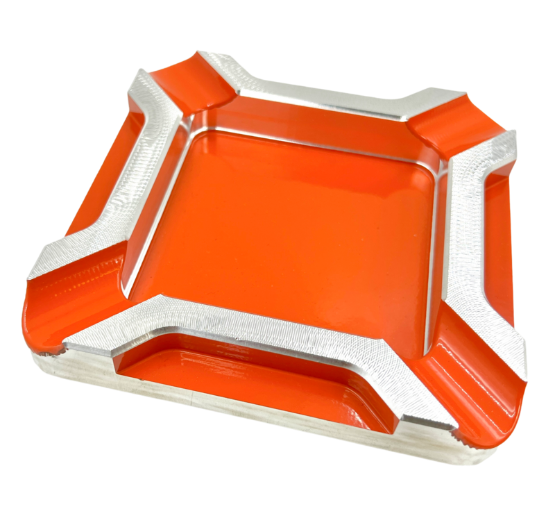 cigar ashtray step down square four-finger