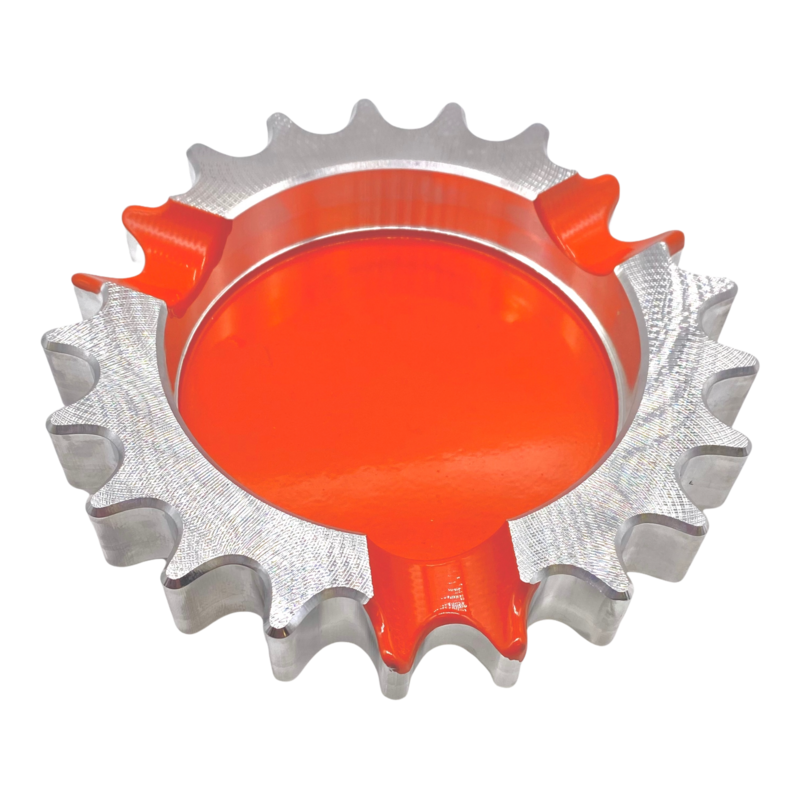 cigar ashtray sprocket shaped three finger