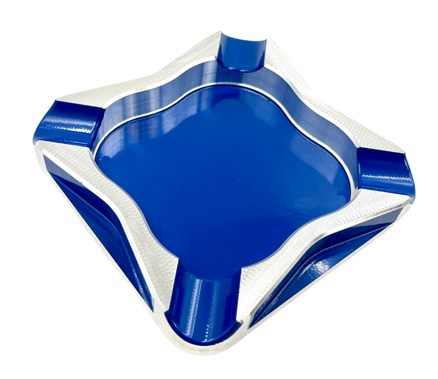 cigar ashtray step down angled side cut four-finger