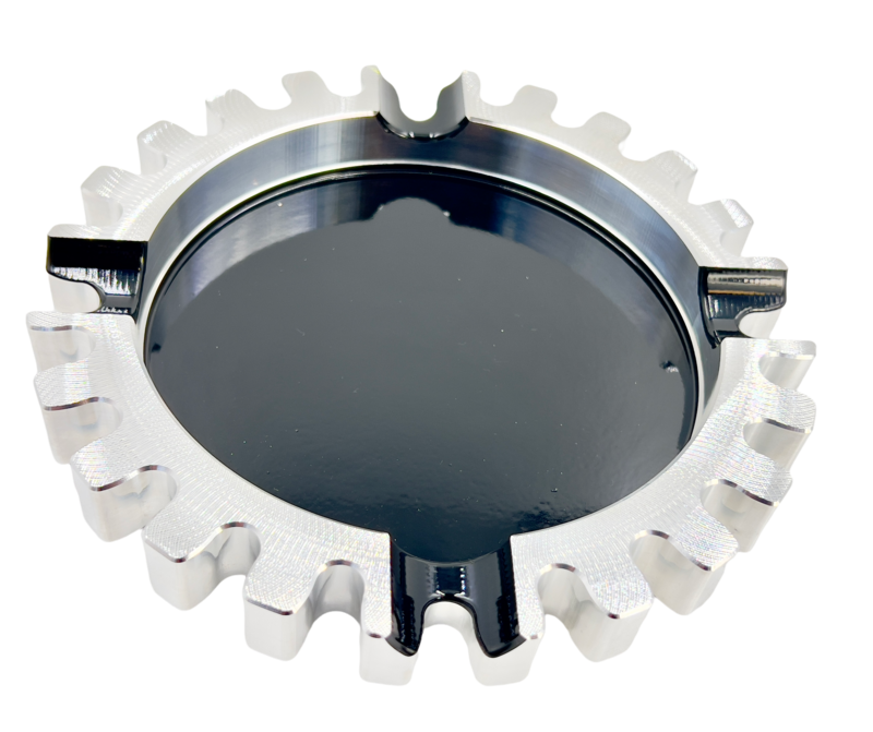 cigar ashtray large gear-shaped four finger
