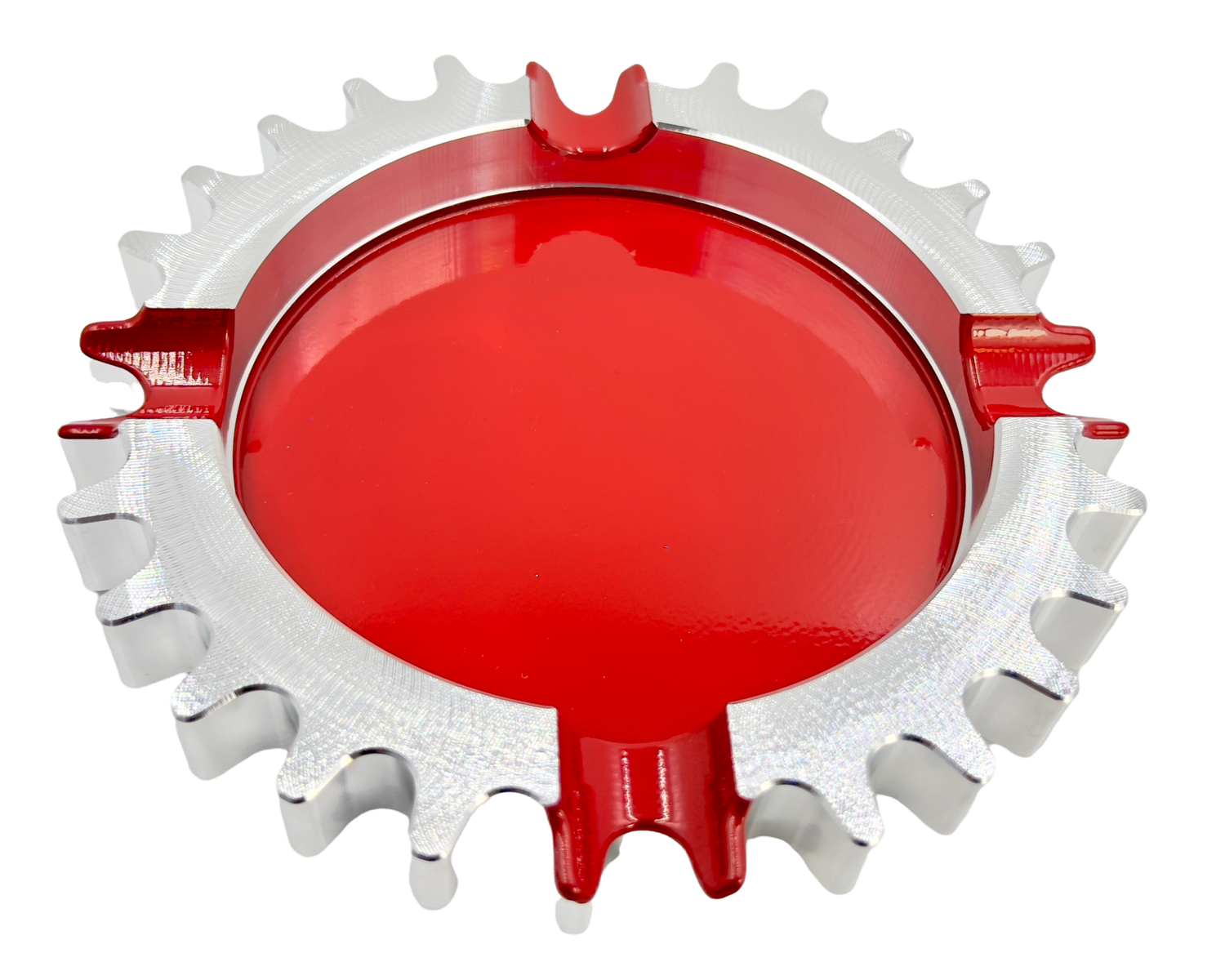 cigar ashtray large gear-shaped four finger