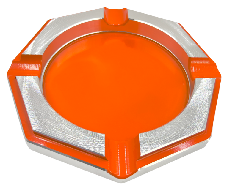 cigar ashtray giant octagon-shaped four finger