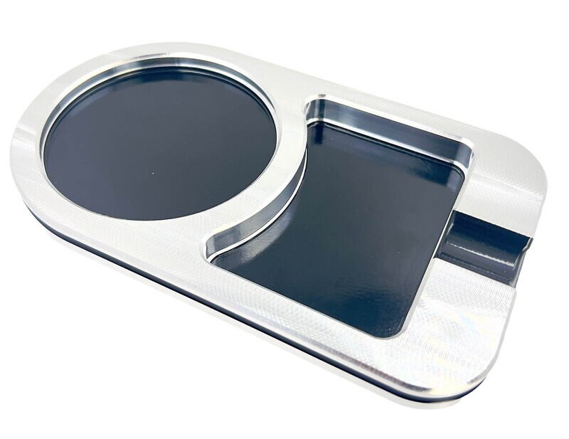 Whiskey glass cigar ashtray single finger
