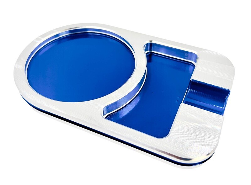 Whiskey glass cigar ashtray single finger