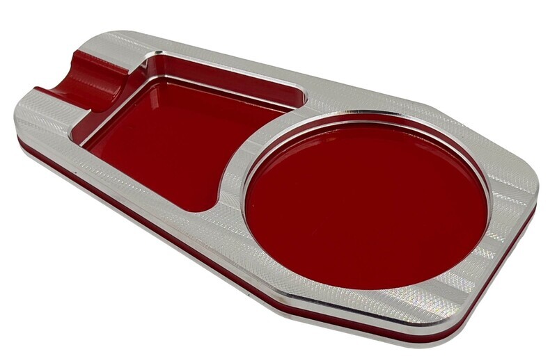 Whiskey glass cigar ashtray single finger