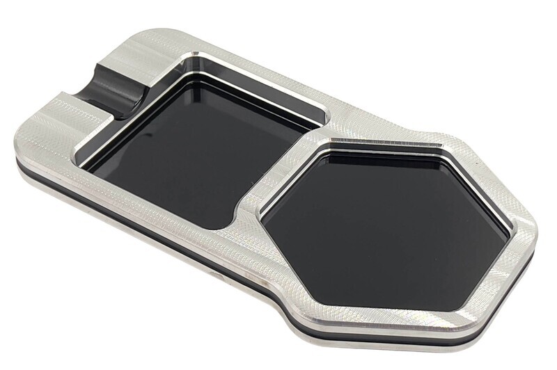 Whiskey glass cigar ashtray single finger