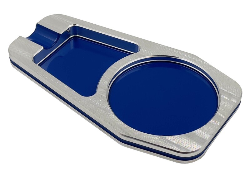 Whiskey glass cigar ashtray single finger