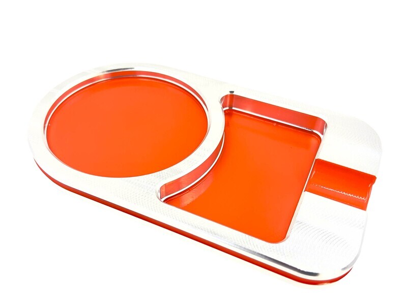 Whiskey glass cigar ashtray single finger