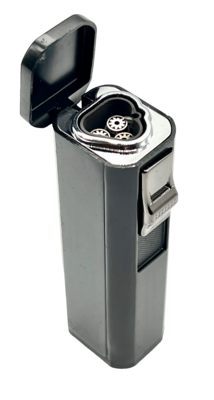 Triple Jet Burner Torch Lighter with a fold-out Punch Cutter