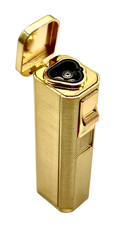 Triple Jet Burner Torch Lighter with a fold-out Punch Cutter