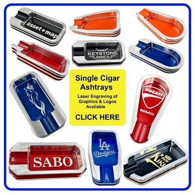 Single Cigar Ashtrays