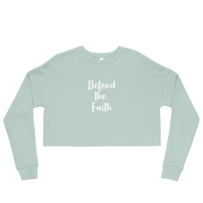 Defend the Faith - Crop Sweatshirt