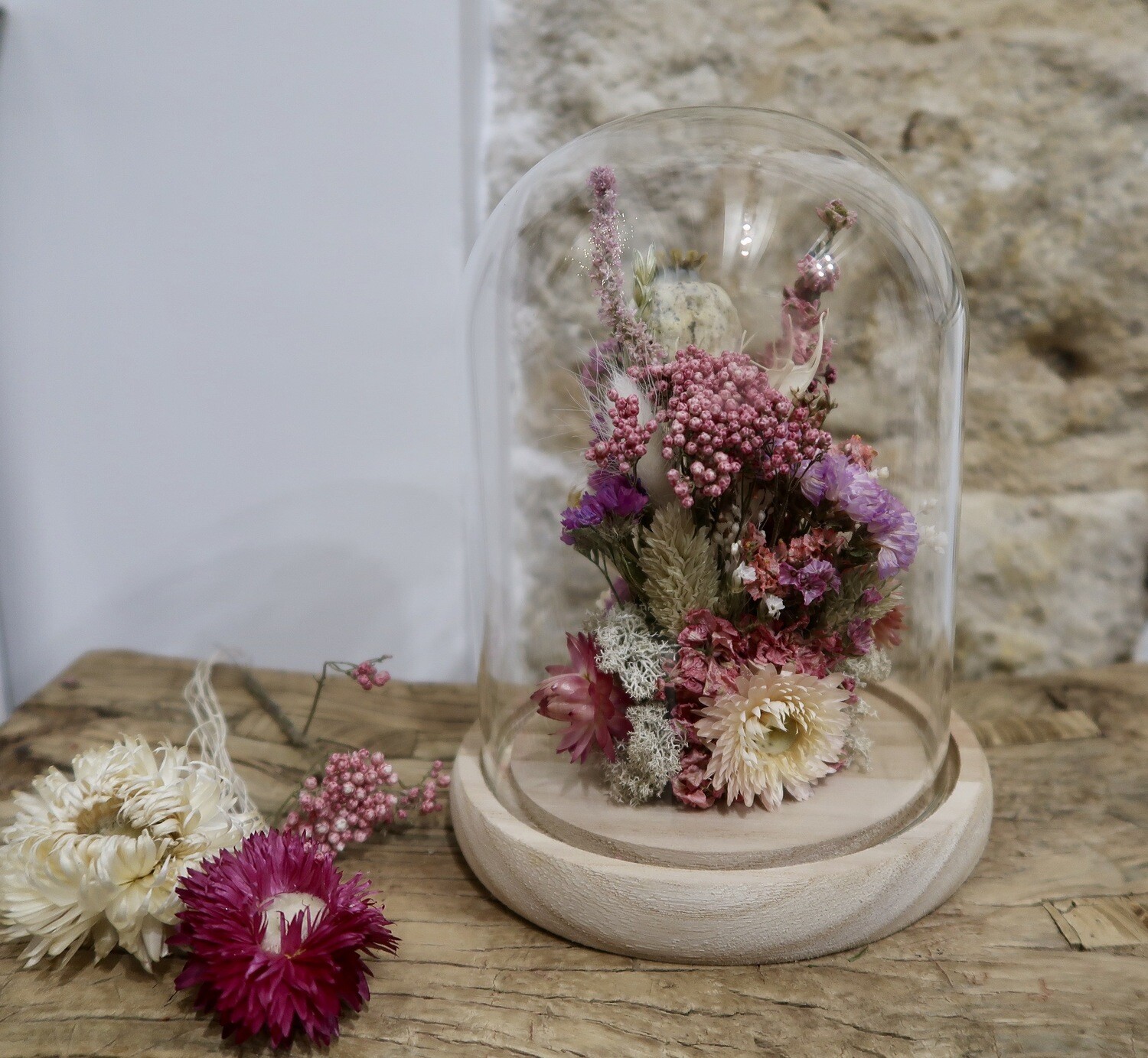 Cloche La Vie en Rose taille M Cloche La Vie en Rose taille M