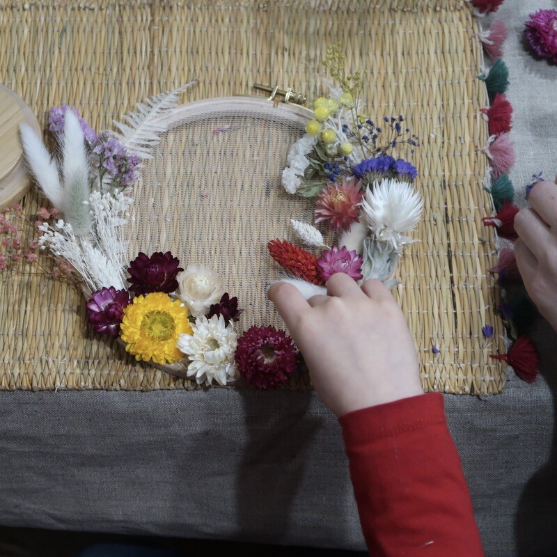 Atelier Tambour Fleuri parent/enfant, 2h