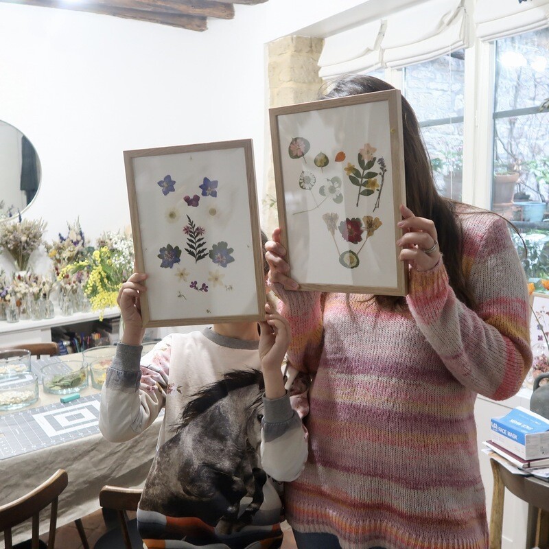 Atelier Herbier parent/enfant, 2H