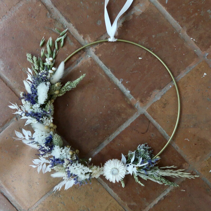Atelier Couronne de fleurs séchées  / 2H à 3H