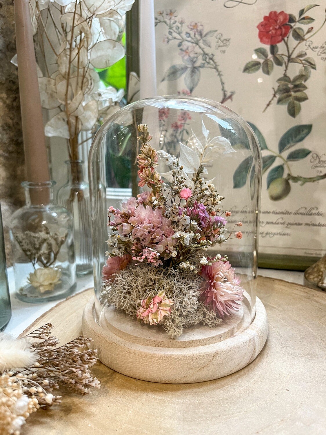 Grande Cloche La Vie en Rose autre variation taille M