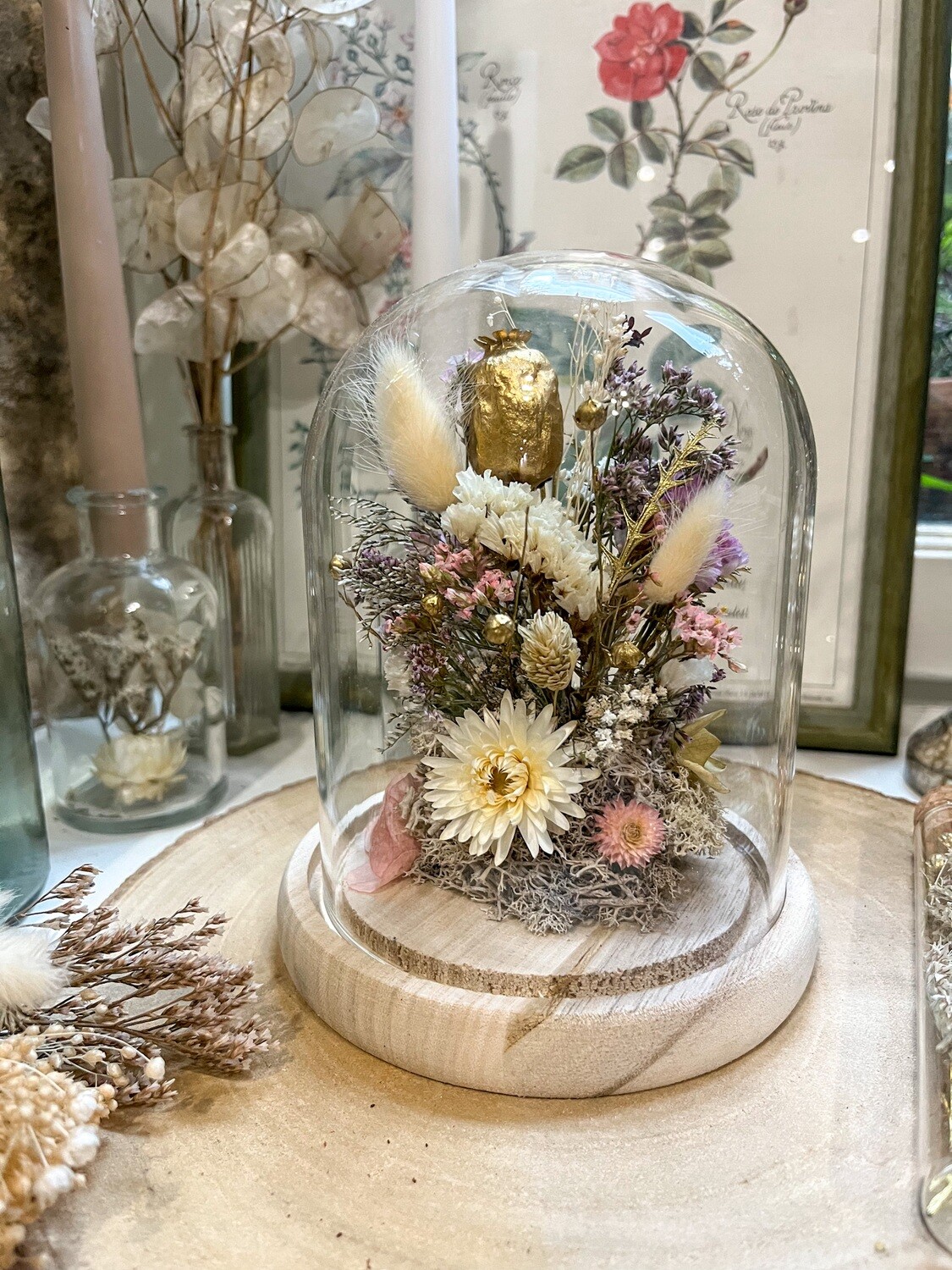 Grande Cloche La Vie en Rose autre variation taille M