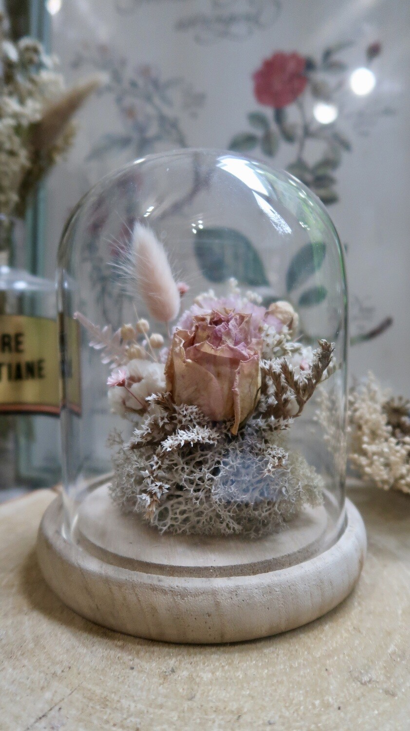 Grande Cloche La Vie en Rose autre variation taille M