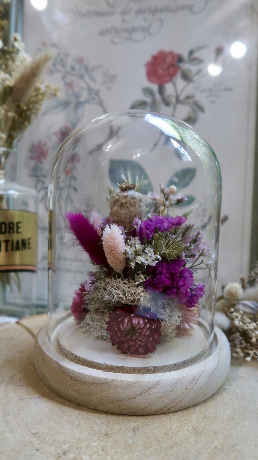 Grande Cloche La Vie en Rose autre variation taille M