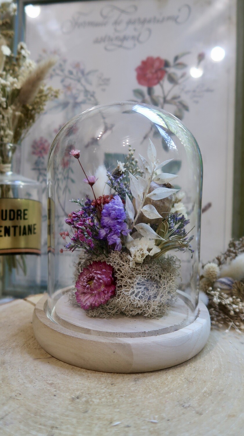 Grande Cloche La Vie en Rose taille M