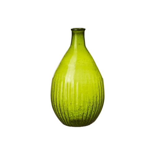 Vase vert artisanal