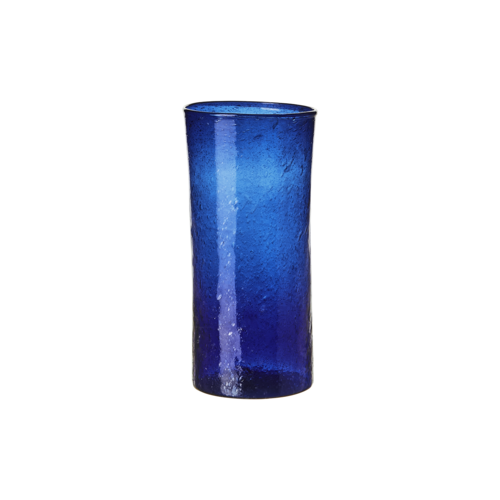 Vase bleu artisanal