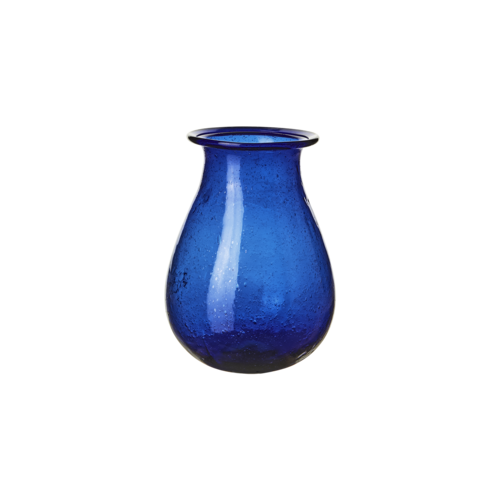 Vase bleu artisanal