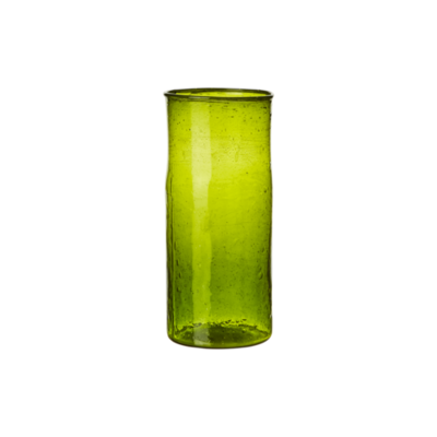 Vase vert artisanal