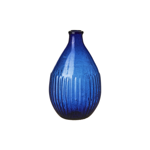 Vase bleu artisanal