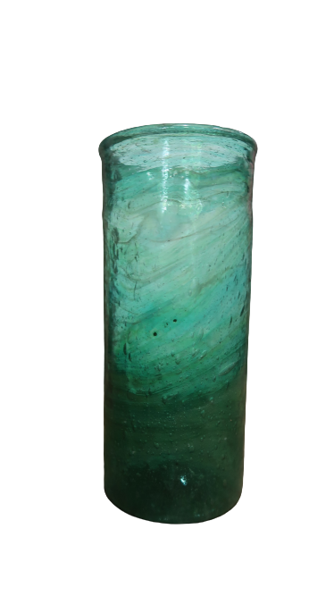 Vase turquoise artisanal