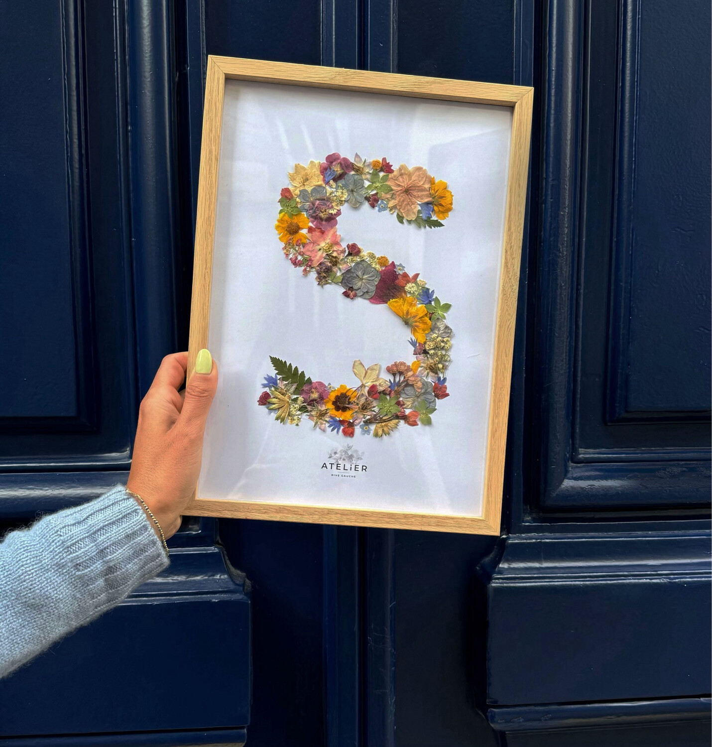 Initiale fleurie sur-mesure