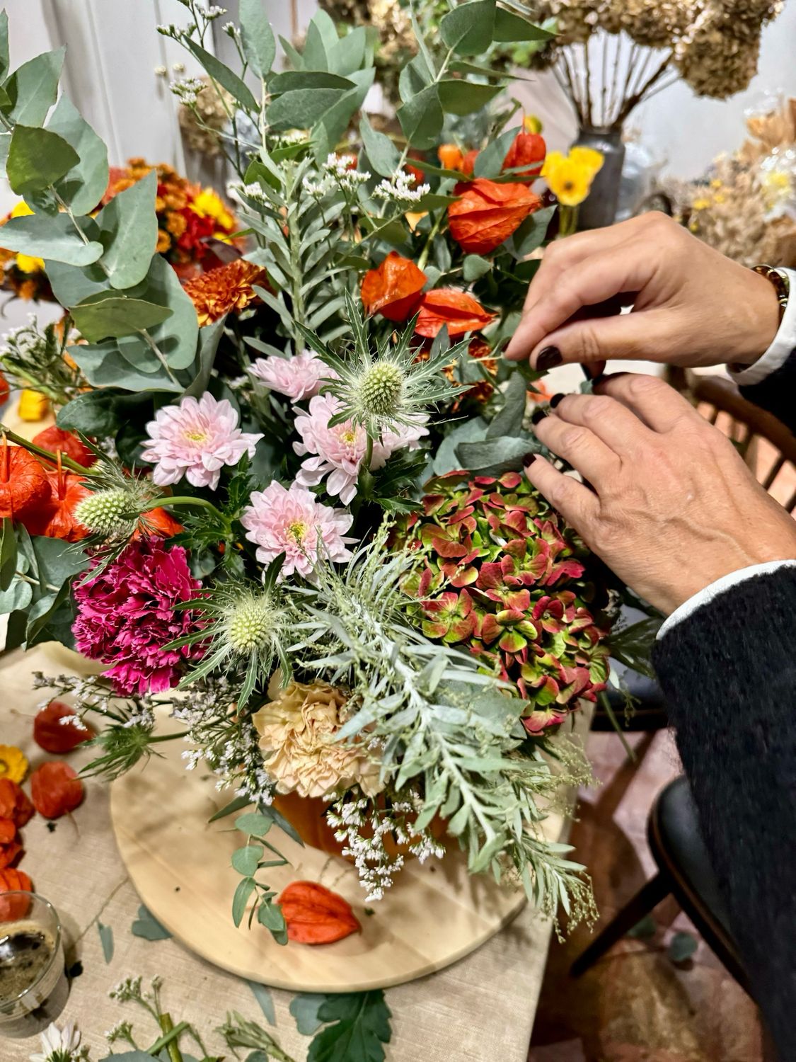 Atelier Citrouille fleurie