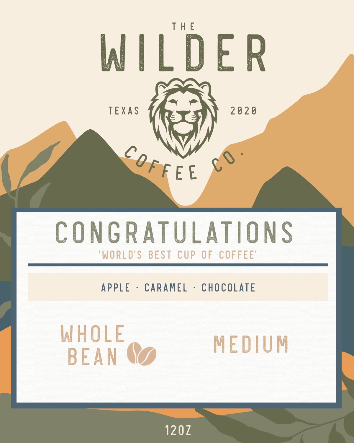 Monthly Congratulations - World's Best Cup of Coffee