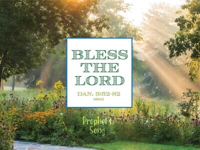 Prophet&#39;s Song - Bless The Lord