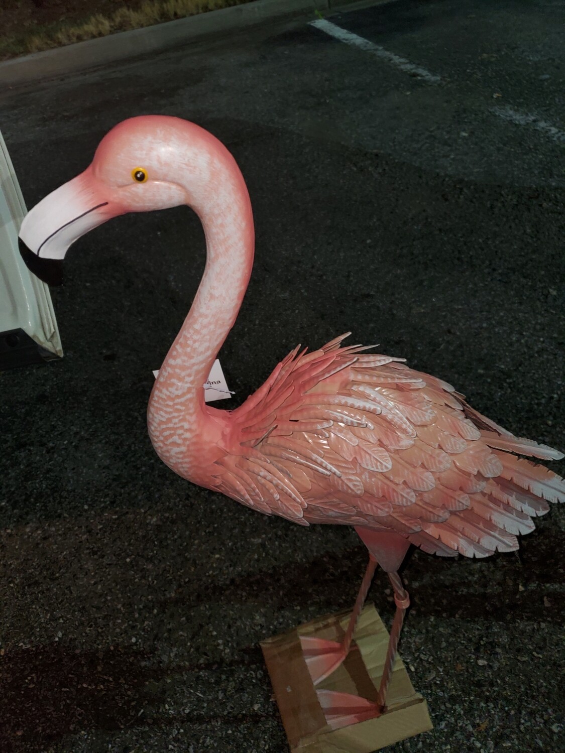 Metal medium  flamingo