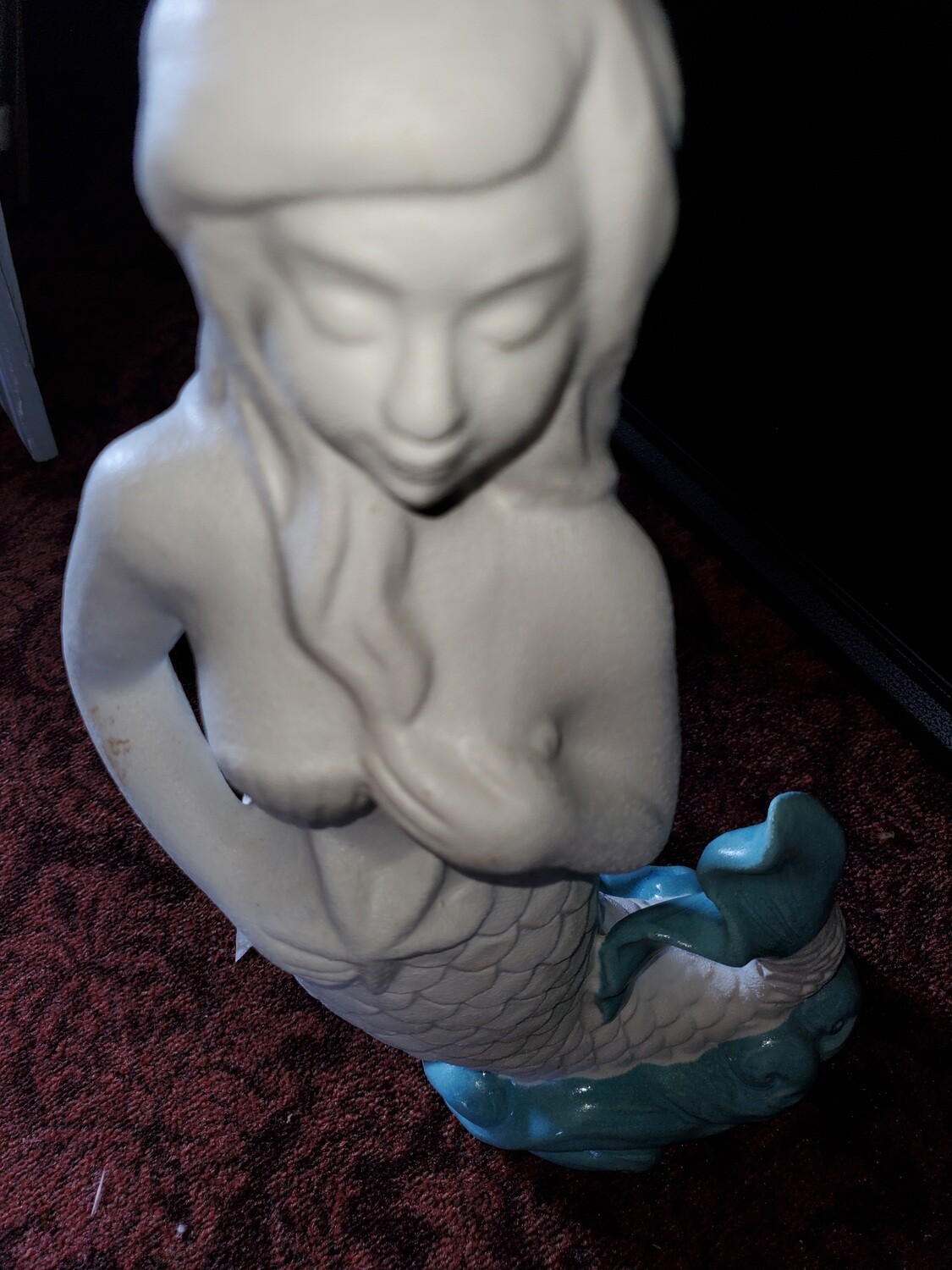 stand up mermaid porcelain