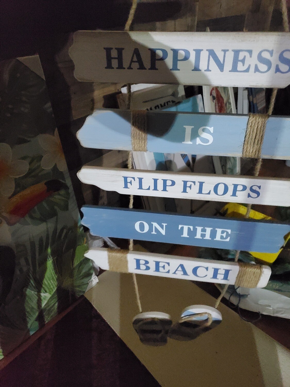 Aloha Flip-Flops 10&quot; X 23&quot; Picture