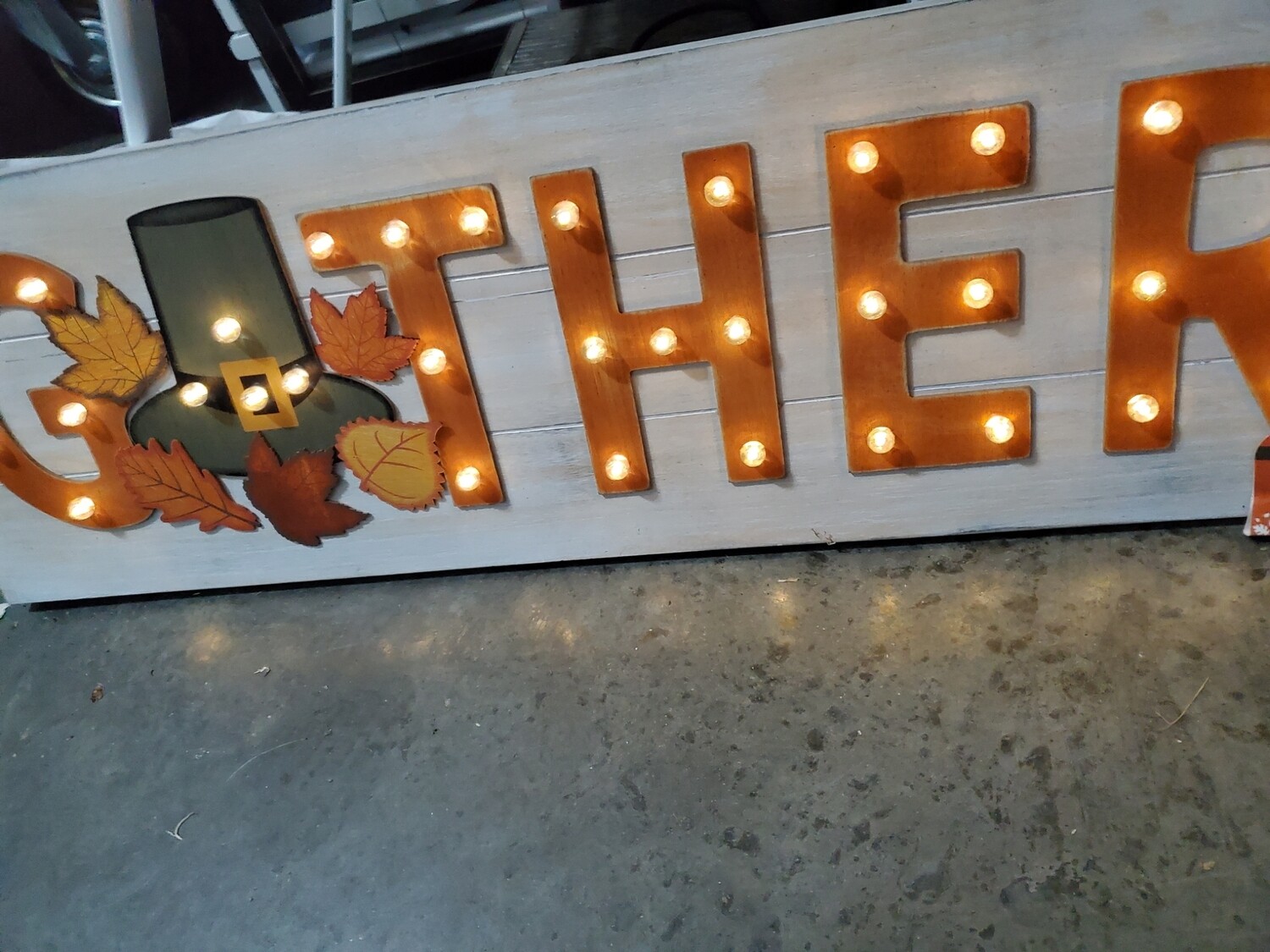 Gather Fall sign