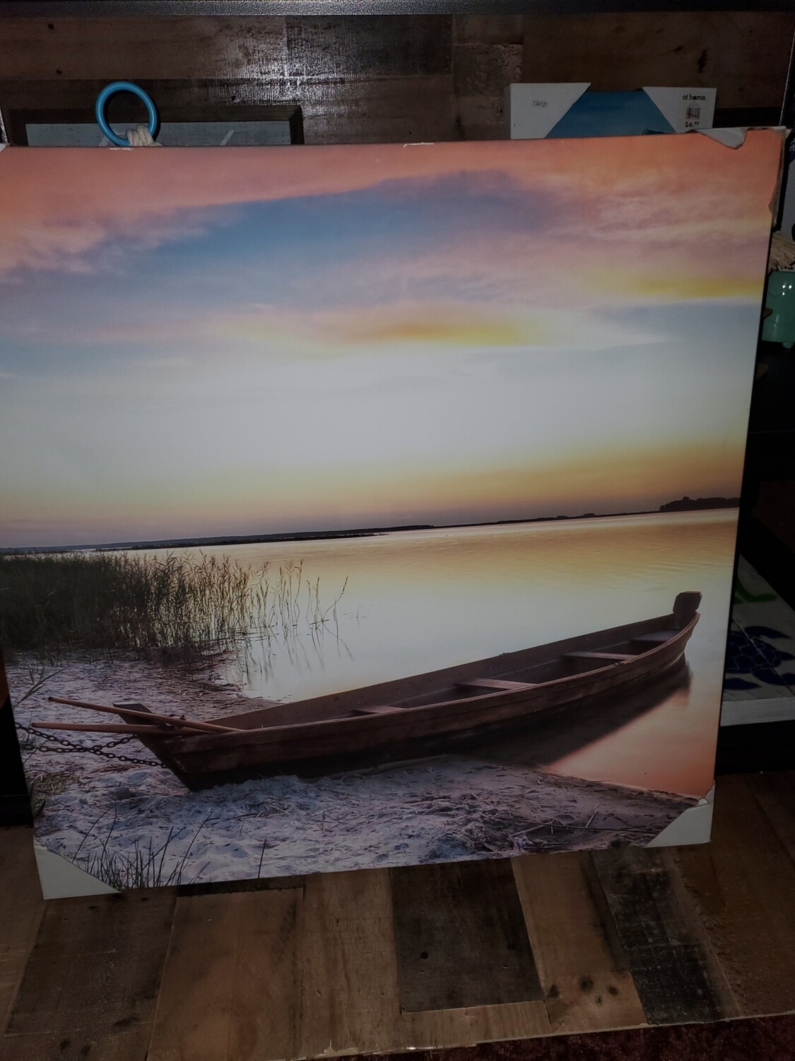Boat sunset pic