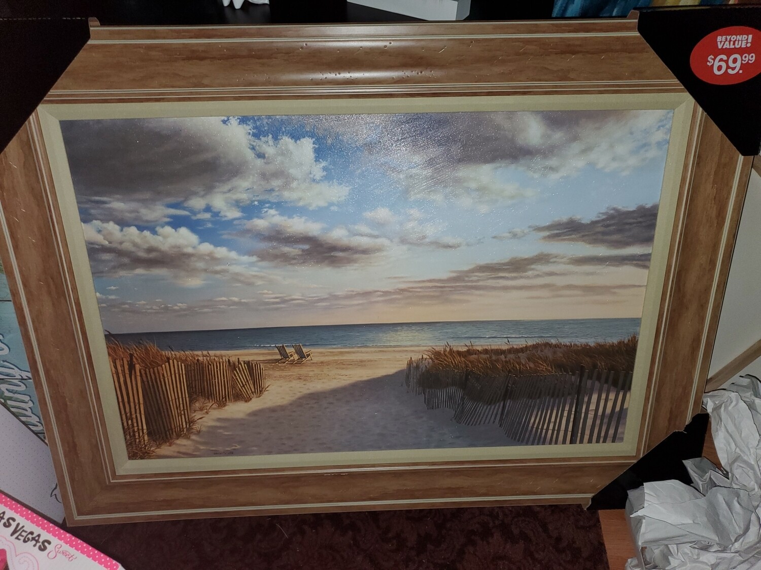 Large beach picture
