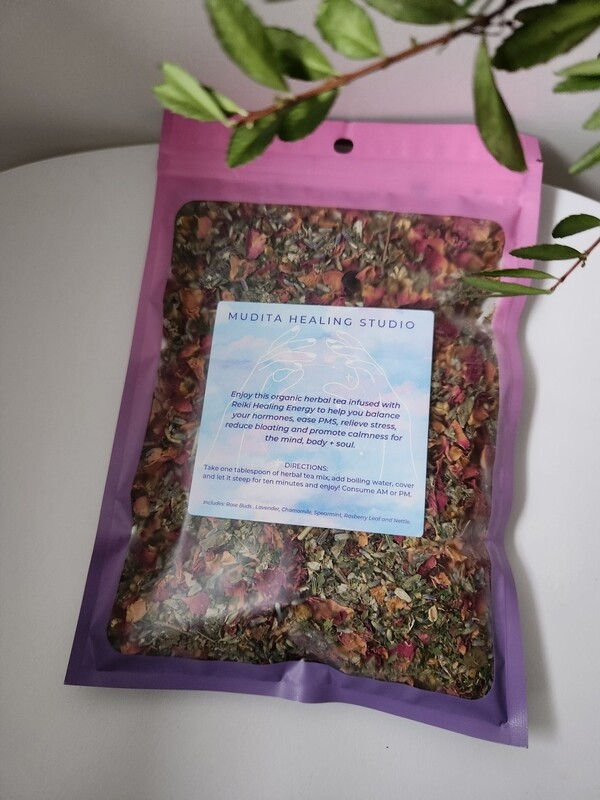 MUDITA HERBAL TEA (Reiki-infused) 18 oz